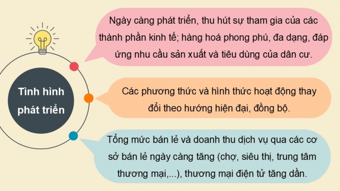 Giáo án điện tử Địa lí 12 cánh diều Bài 17: Thương mại và du lịch