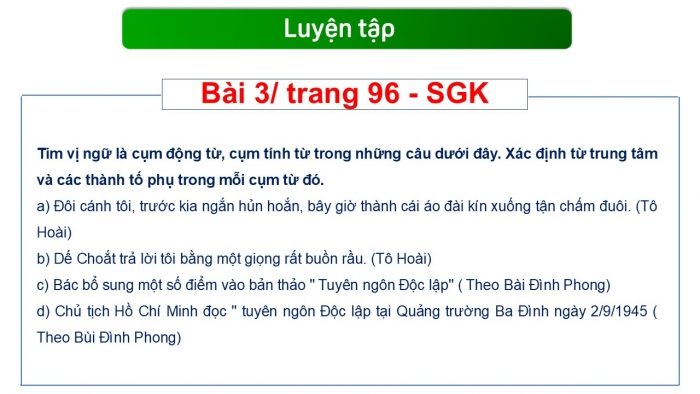 Giáo án PPT Ngữ văn 6 cánh diều Bài 5: Thực hành tiếng Việt