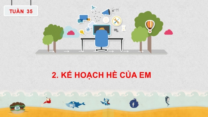 Giáo án PPT HĐTN 6 cánh diều Chủ đề 9: Kế hoạch hè - Tuần 35