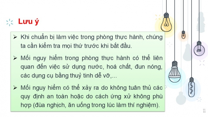 Giáo án PPT KHTN 6 kết nối Bài 2: An toàn trong phòng thực hành