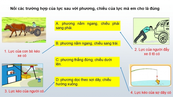 Giáo án PPT KHTN 6 kết nối Bài 41: Biểu diễn lực