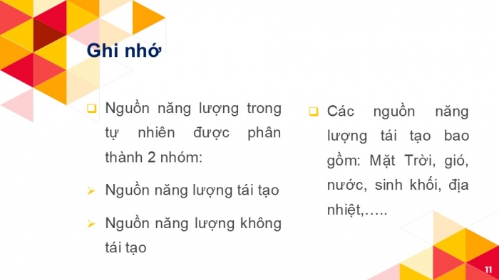 Giáo án PPT KHTN 6 kết nối Bài 50: Năng lượng tái tạo