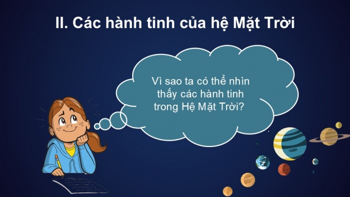 Giáo án PPT KHTN 6 kết nối Bài 54: Hệ Mặt Trời