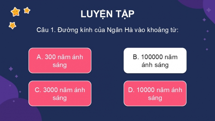 Giáo án PPT KHTN 6 kết nối Bài 55: Ngân Hà