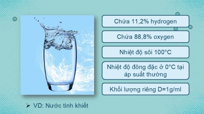 Giáo án PPT KHTN 6 chân trời Bài 15: Chất tinh khiết – Hỗn hợp