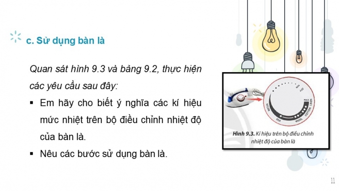 Giáo án PPT Công nghệ 6 chân trời Bài 9: Sử dụng đồ dùng điện trong gia đình