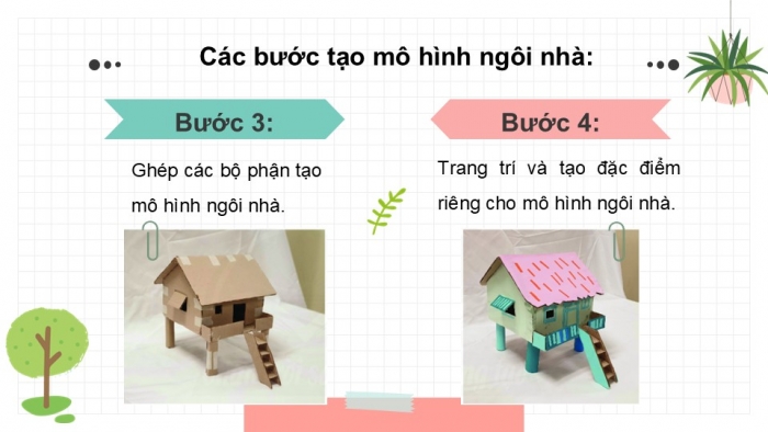 Giáo án PPT Mĩ thuật 6 chân trời Bài 2: Mô hình ngôi nhà 3D