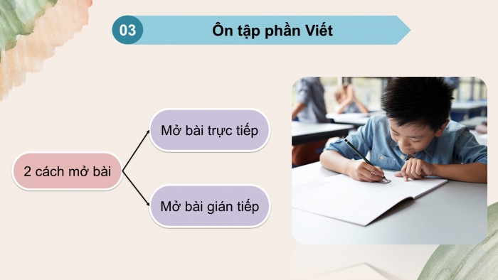 Giáo án PPT dạy thêm Tiếng Việt 5 chân trời bài 4: Bài đọc Rừng xuân. Luyện tập về cách nối các vế trong câu ghép. Viết đoạn mở bài cho bài văn tả người