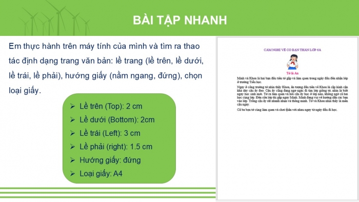 Giáo án PPT Tin học 6 kết nối Bài 11: Định dạng văn bản