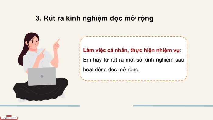 Giáo án điện tử Ngữ văn 9 kết nối Bài 7: Đọc mở rộng