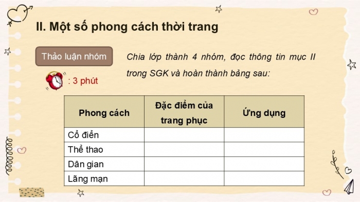 Giáo án PPT Công nghệ 6 kết nối Bài 9: Thời trang