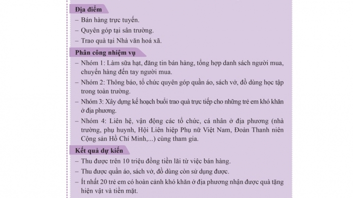 Giáo án điện tử Hoạt động trải nghiệm 12 cánh diều Chủ đề 5: Chủ động tham gia các hoạt động xã hội (P3)