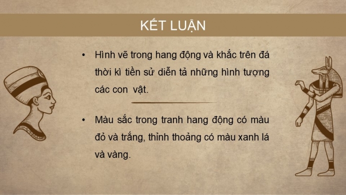 Giáo án PPT Mĩ thuật 6 kết nối Bài 7: Mĩ thuật thế giới thời kì tiền sử