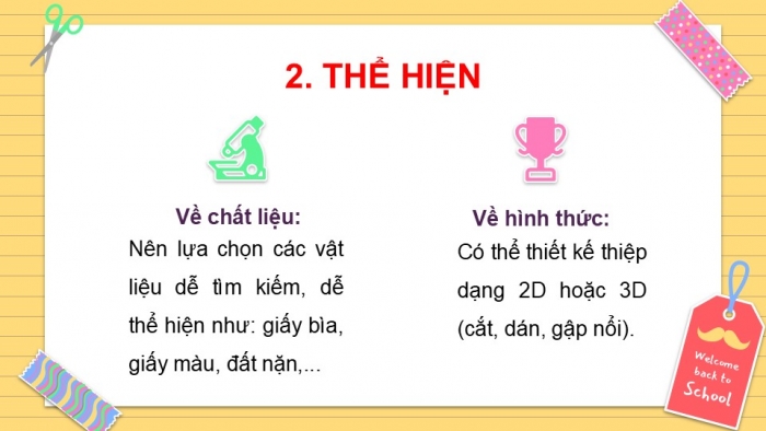 Giáo án PPT Mĩ thuật 6 kết nối Bài 10: Thiết kế thiệp chúc mừng