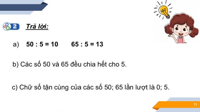 Giáo án PPT Toán 6 cánh diều Bài 8: Dấu hiệu chia hết cho 2, cho 5