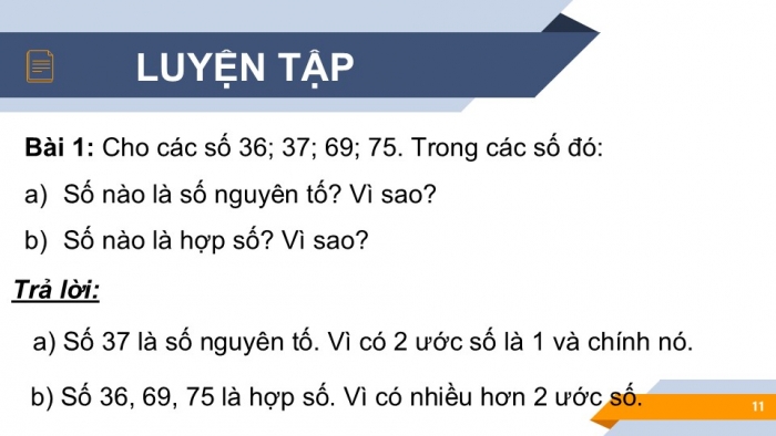 Giáo án PPT Toán 6 cánh diều Bài 10: Số nguyên tố. Hợp số