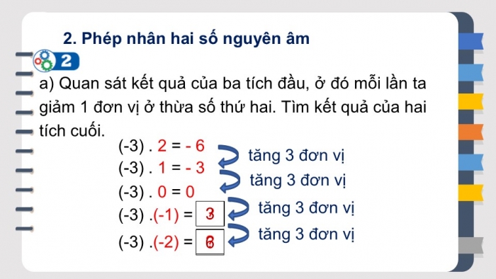 Giáo án PPT Toán 6 cánh diều Bài 5: Phép nhân các số nguyên