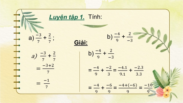 Giáo án PPT Toán 6 cánh diều Bài 3: Phép cộng, phép trừ phân số