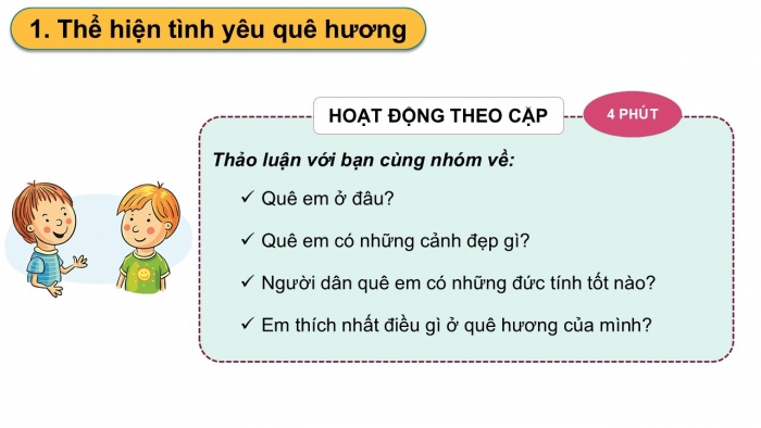 Giáo án PPT Đạo đức 2 cánh diều Bài 13: Em yêu quê hương