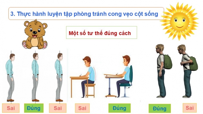 Giáo án PPT Tự nhiên và Xã hội 2 cánh diều Bài 15: Phòng tránh cong vẹo cột sống