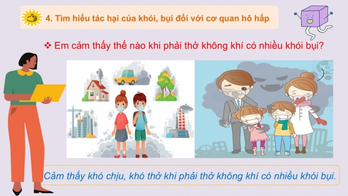 Giáo án PPT Tự nhiên và Xã hội 2 cánh diều Bài 17: Bảo vệ cơ quan hô hấp