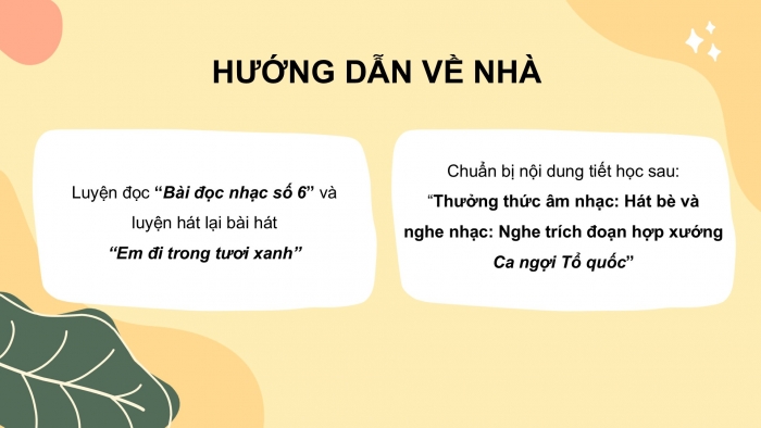 Giáo án PPT Âm nhạc 6 chân trời Tiết 25: Bài đọc nhạc số 6