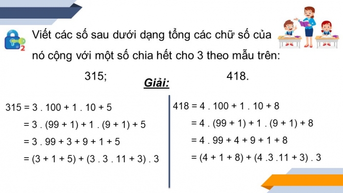 Giáo án PPT Toán 6 chân trời Bài 8: Dấu hiệu chia hết cho 3, cho 9