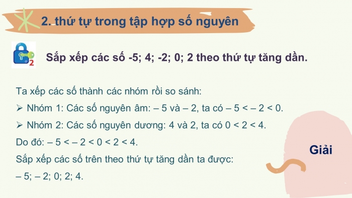 Giáo án PPT Toán 6 chân trời Bài 2: Thứ tự trong tập hợp số nguyên