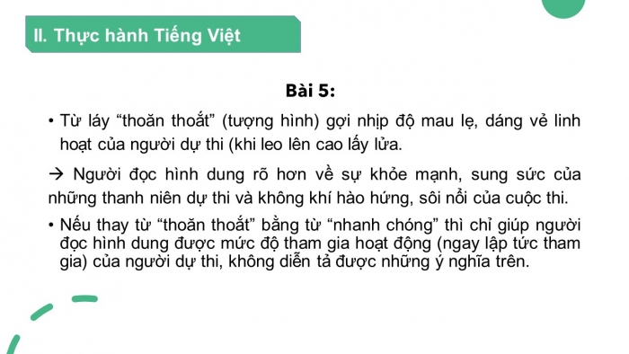 Giáo án PPT Ngữ văn 6 chân trời Bài 1: Thực hành tiếng Việt