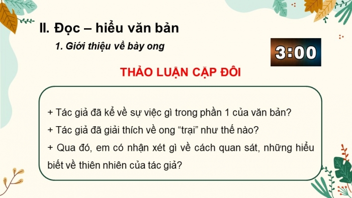 Giáo án PPT Ngữ văn 6 chân trời Bài 5: Thương nhớ bầy ong