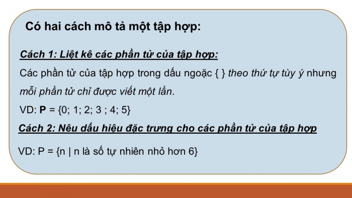 Giáo án PPT Toán 6 kết nối Bài 1: Tập hợp