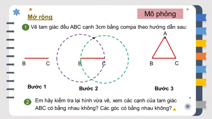 Giáo án PPT Toán 6 kết nối Bài 18: Hình tam giác đều. Hình vuông. Hình lục giác đều