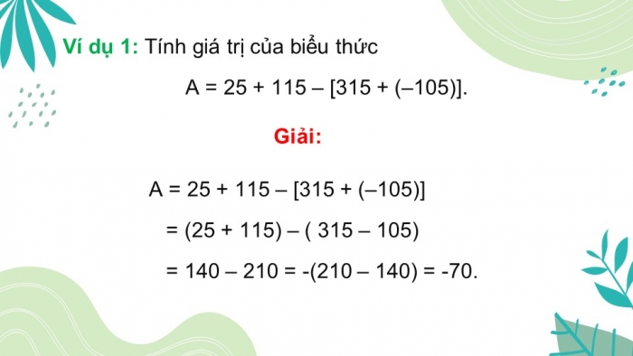 Giáo án PPT Toán 6 kết nối Chương 3 Luyện tập chung (1)