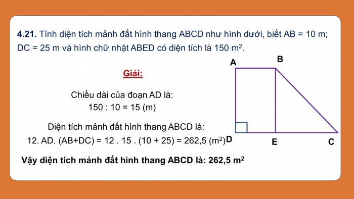 Giáo án PPT Toán 6 kết nối Bài 20: Chu vi và diện tích của một số tứ giác đã học