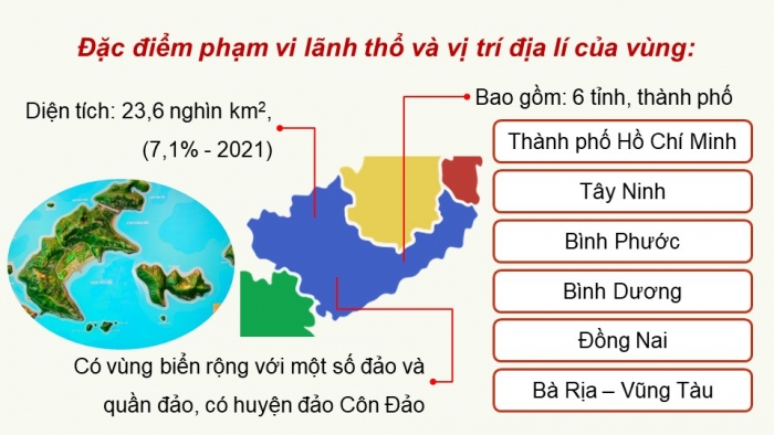 Giáo án điện tử Địa lí 9 cánh diều Bài 16: Vùng Đông Nam Bộ