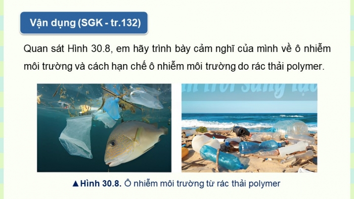 Giáo án điện tử KHTN 9 chân trời - Phân môn Hoá học Bài 30: Polymer (P2)