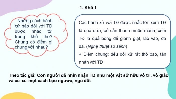 Giáo án PPT Ngữ văn 6 kết nối Bài 9: Trái Đất