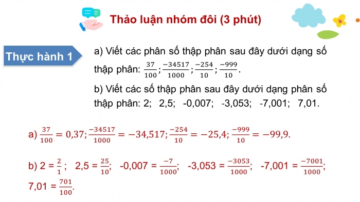 Giáo án PPT Toán 6 chân trời Bài 1: Số thập phân