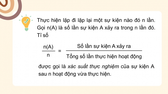 Giáo án PPT Toán 6 chân trời Bài 2: Xác suất thực nghiệm