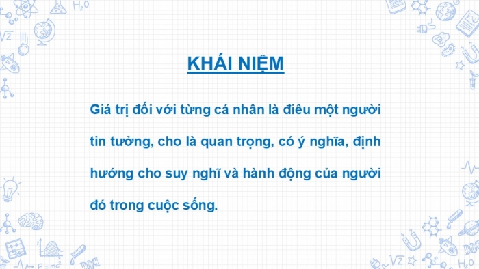 Giáo án PPT HĐTN 6 kết nối Tuần 8: Những giá trị của bản thân