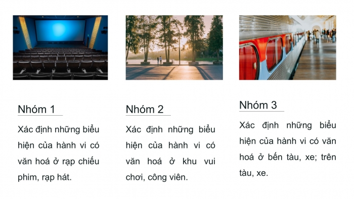 Giáo án PPT HĐTN 6 kết nối Tuần 23: Hành vi có văn hoá nơi công cộng