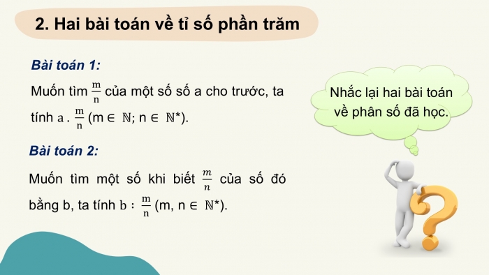 Giáo án PPT Toán 6 kết nối Bài 31: Một số bài toán về tỉ số và tỉ số phần trăm