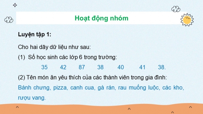 Giáo án PPT Toán 6 kết nối Bài 38: Dữ liệu và thu thập dữ liệu