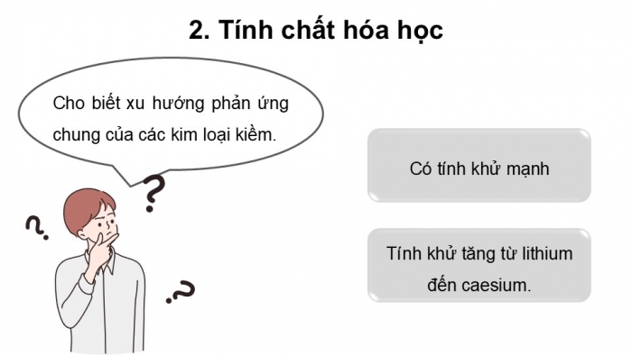 Giáo án điện tử Hóa học 12 cánh diều Bài 17: Nguyên tố nhóm IA