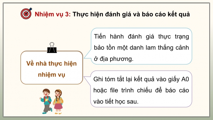 Giáo án điện tử Hoạt động trải nghiệm 12 cánh diều Chủ đề 6: Bảo vệ cảnh quan thiên nhiên và sự đa dạng sinh học (P2)