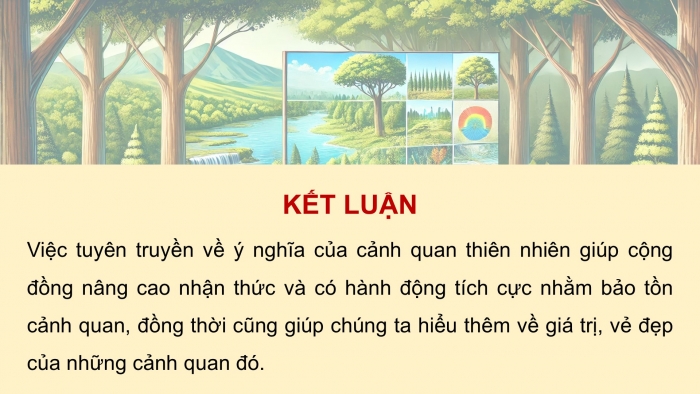 Giáo án điện tử Hoạt động trải nghiệm 12 cánh diều Chủ đề 6: Bảo vệ cảnh quan thiên nhiên và sự đa dạng sinh học (P3)