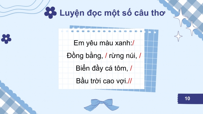 Giáo án điện tử Tiếng Việt 5 cánh diều Bài 11: Sắc màu em yêu