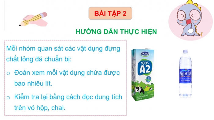 Giáo án PPT Toán 2 chân trời bài Lít