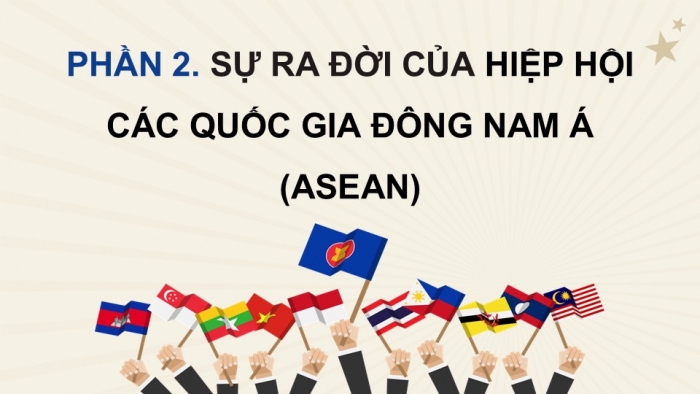 Giáo án điện tử Lịch sử và Địa lí 5 chân trời Bài 20: Hiệp hội các quốc gia Đông Nam Á (ASEAN)