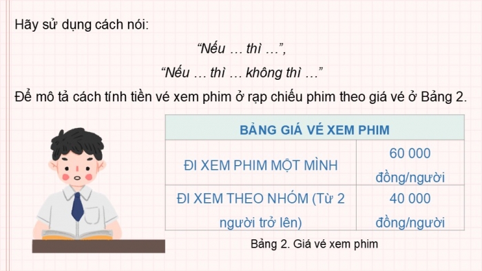 Giáo án điện tử Tin học 5 chân trời Bài 10: Cấu trúc rẽ nhánh